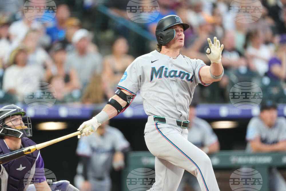 Marlins Rockies Baseball