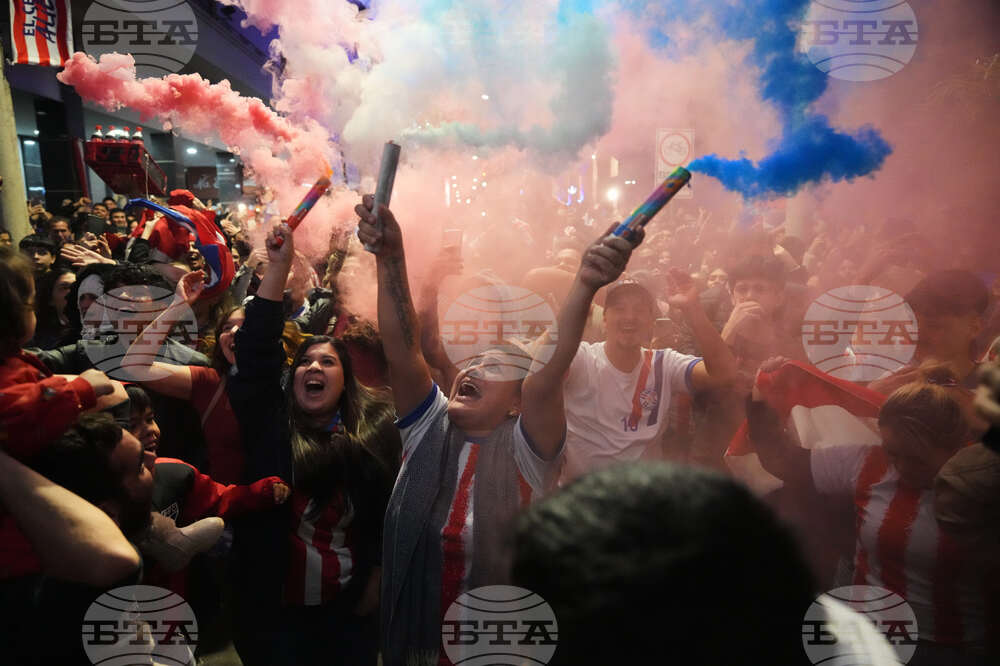 APTOPIX Paraguay WCup Soccer Reaction