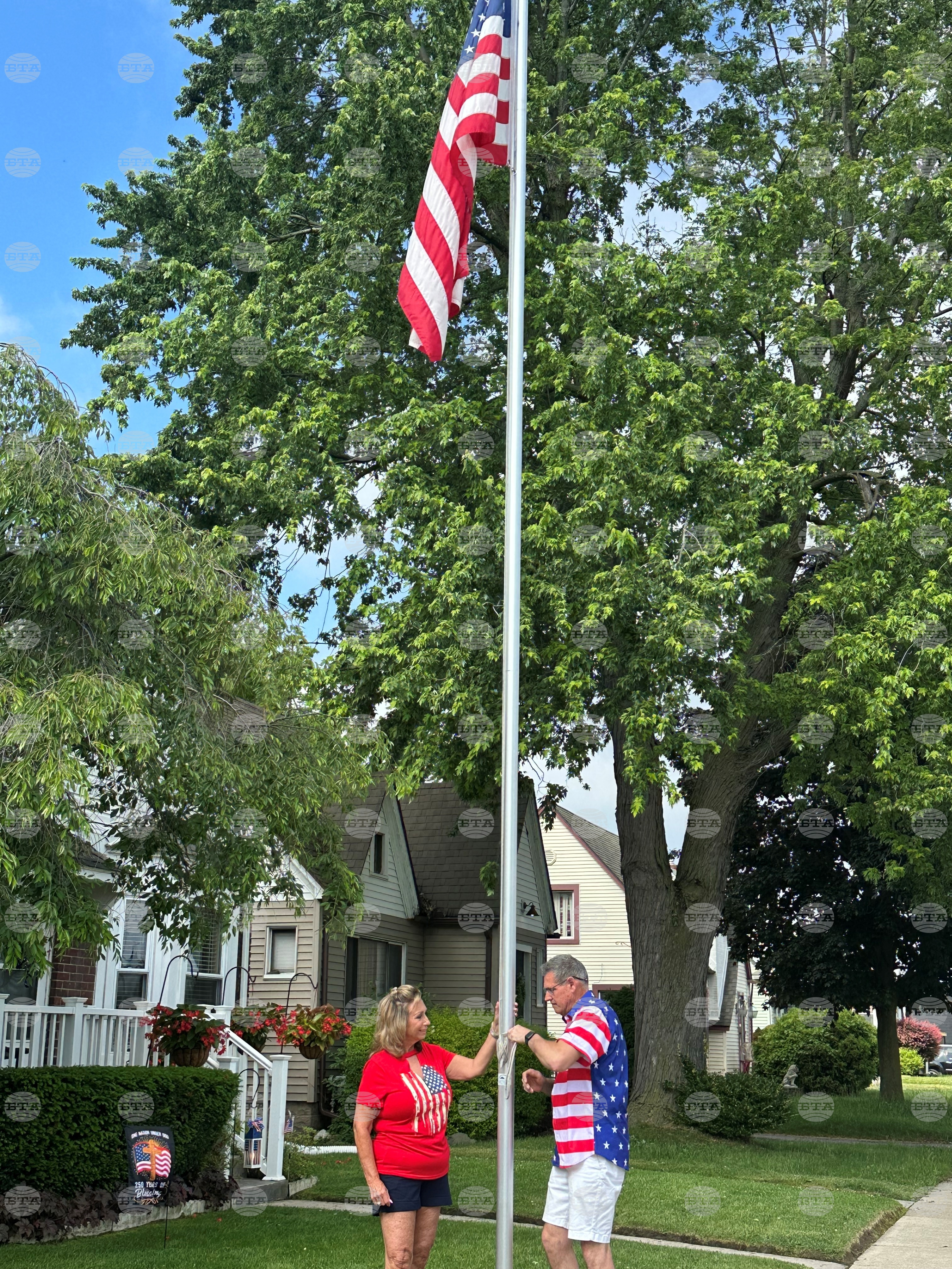 AP Poll American Flag