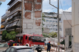 Greece Building Collapse
