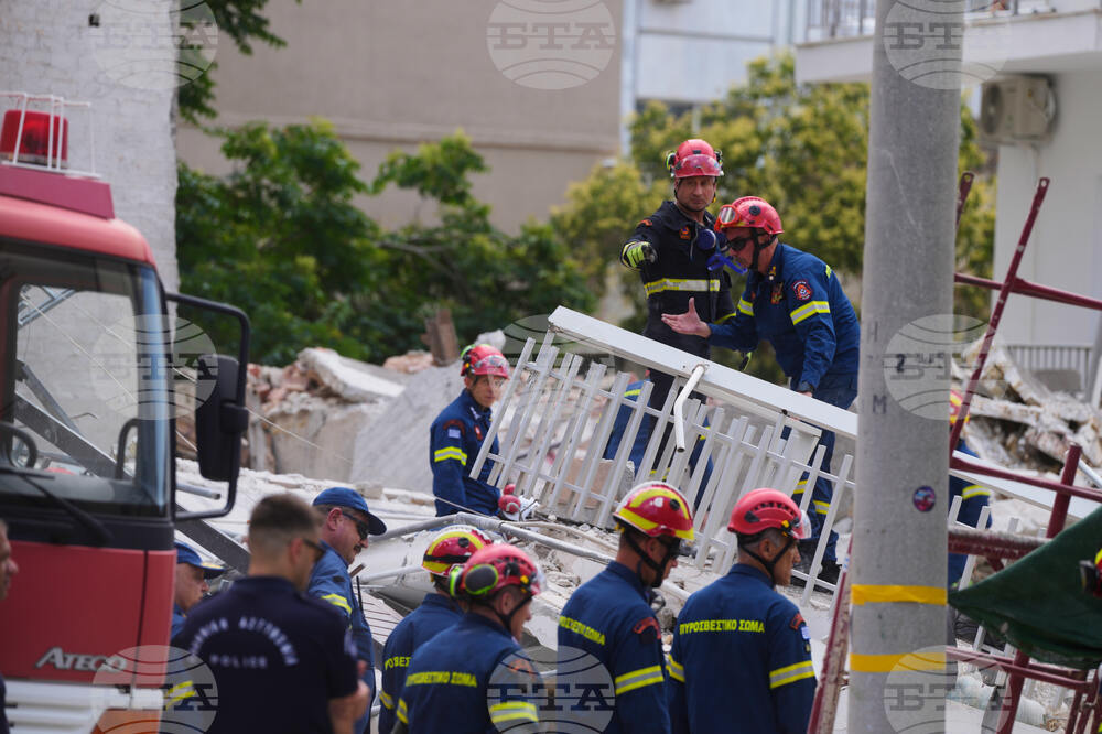 Greece Building Collapse