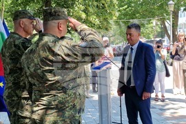 Румъния - Тулча - бюст-паметник на Стефан Караджа - откриване