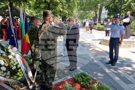 Румъния - Тулча - бюст-паметник на Стефан Караджа - откриване