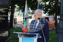 Румъния - Тулча - бюст-паметник на Стефан Караджа - откриване