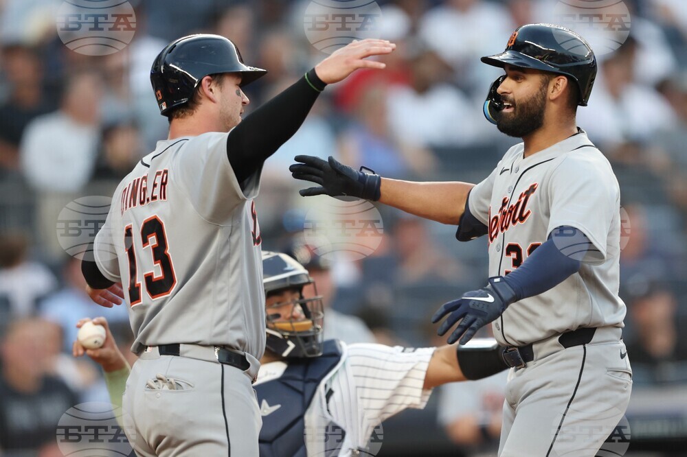 Tigers Yankees Baseball