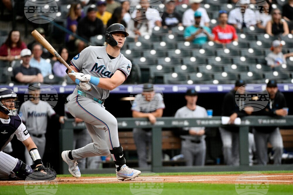 Marlins Rockies Baseball