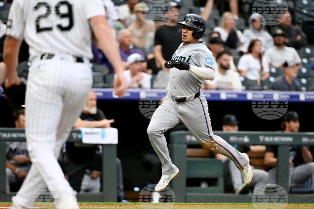 Marlins Rockies Baseball