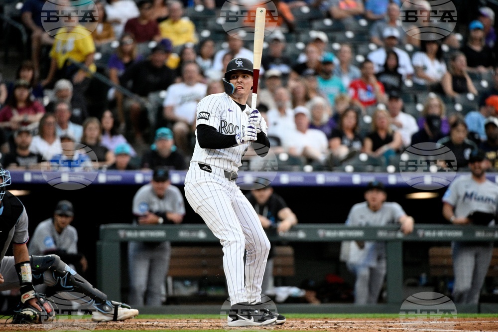 Marlins Rockies Baseball