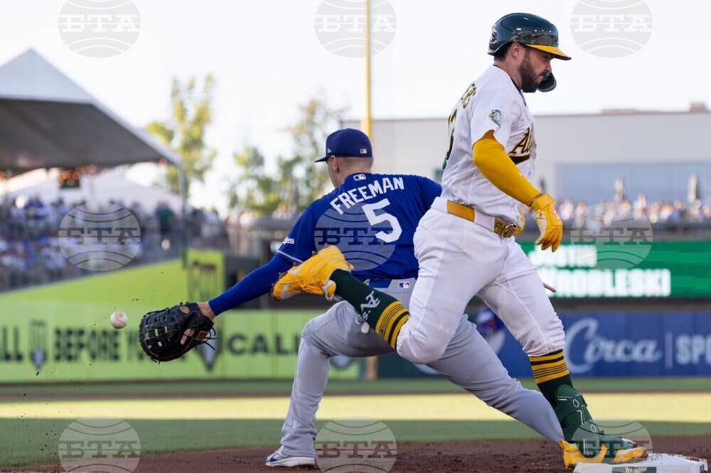 Dodgers Athletics Baseball