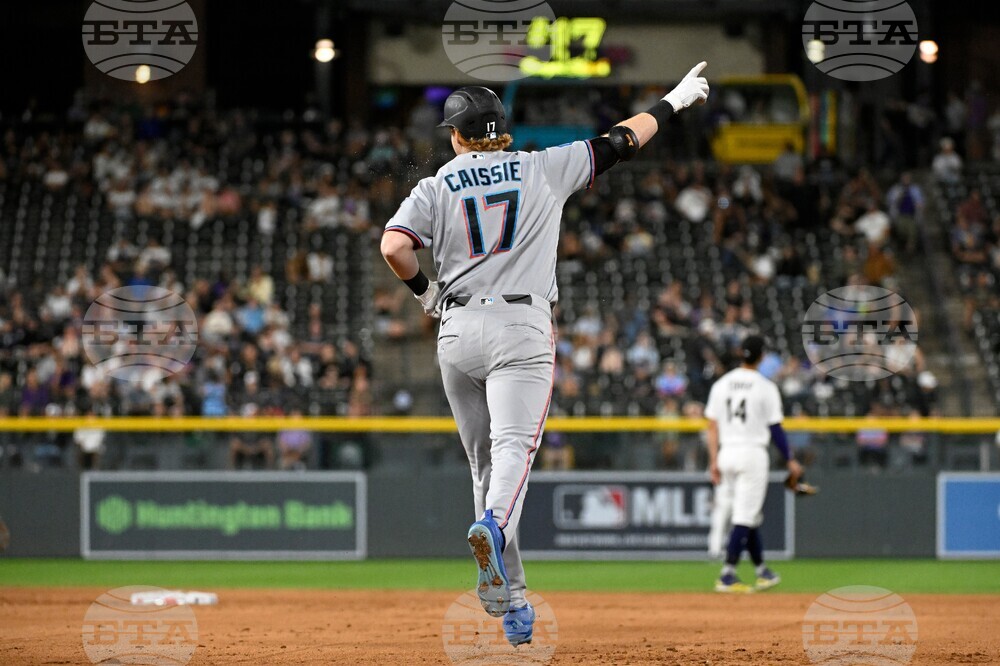 Marlins Rockies Baseball