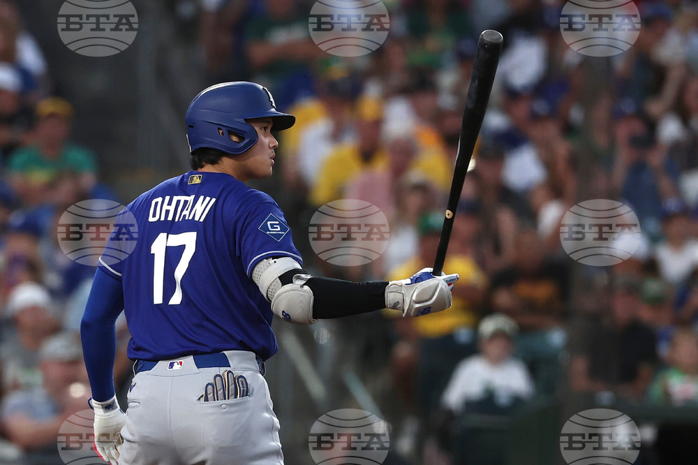 Dodgers Athletics Baseball