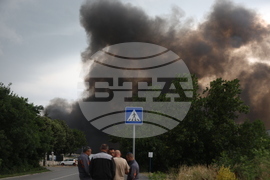 Завод за третиране на отпадъци - пожар