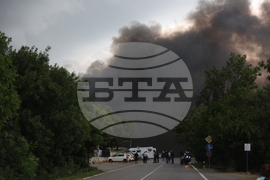 Завод за третиране на отпадъци - пожар