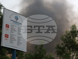 Завод за третиране на отпадъци - пожар