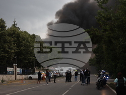 Завод за третиране на отпадъци - пожар