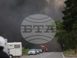 Завод за третиране на отпадъци - пожар