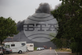 Завод за третиране на отпадъци - пожар