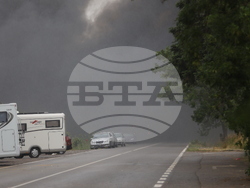 Завод за третиране на отпадъци - пожар