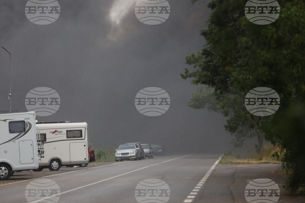 Завод за третиране на отпадъци - пожар