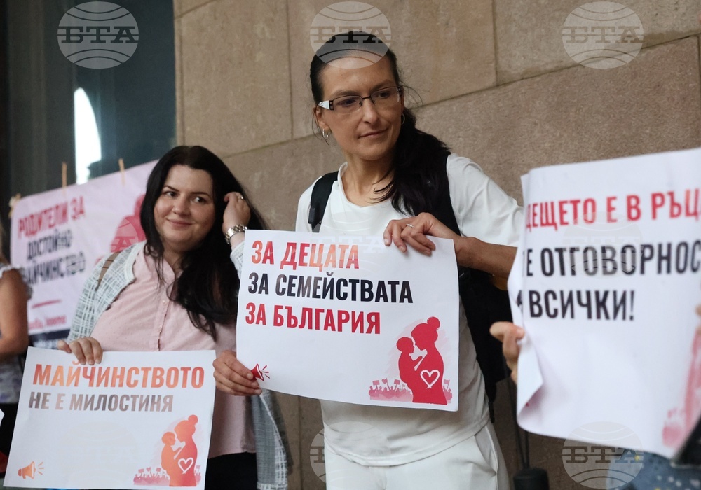 „Майчинството не е милостиня“ - протест