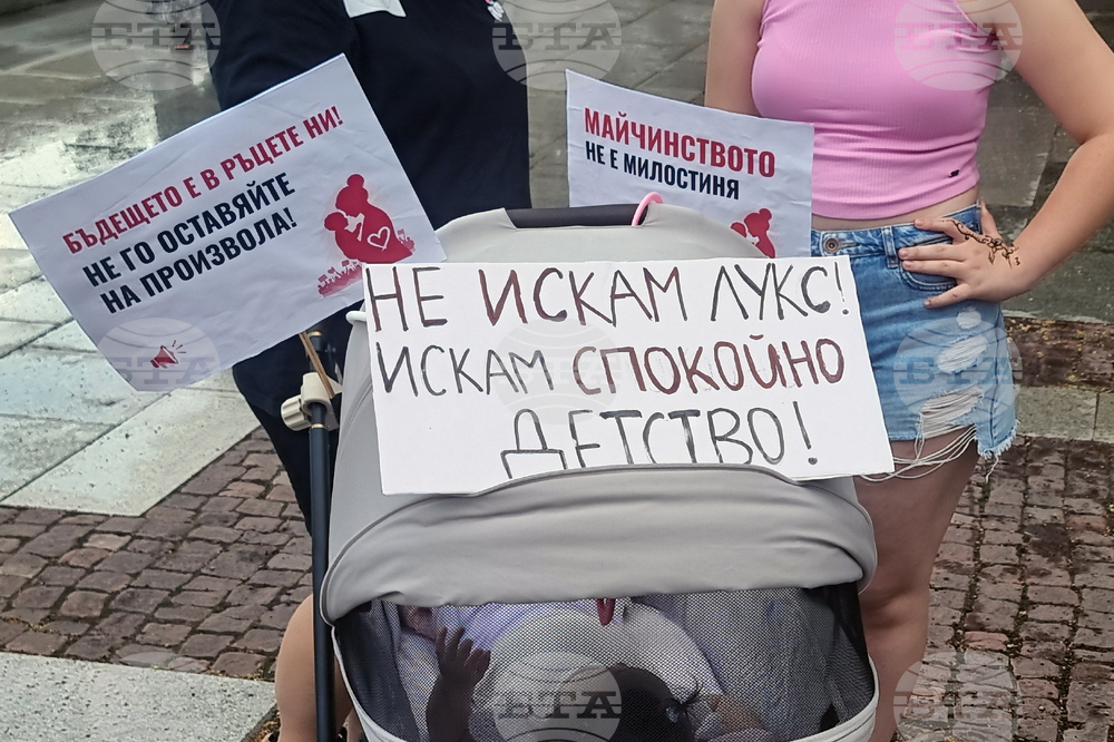 Пловдив - „Майчинството не е милостиня” - протест