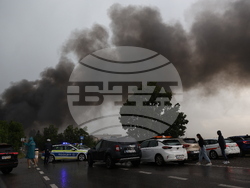 Завод за третиране на отпадъци - пожар