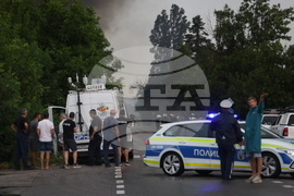 Завод за третиране на отпадъци - пожар