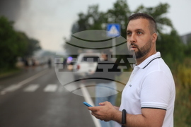 Завод за третиране на отпадъци - пожар
