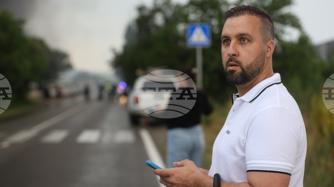 Няма данни за замърсяване в столичния район „Люлин“ вследствие на пожара, каза районният кмет Георги Тодоров