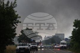 Завод за третиране на отпадъци - пожар