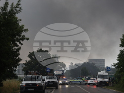 Завод за третиране на отпадъци - пожар