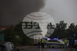 Завод за третиране на отпадъци - пожар