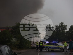 Завод за третиране на отпадъци - пожар