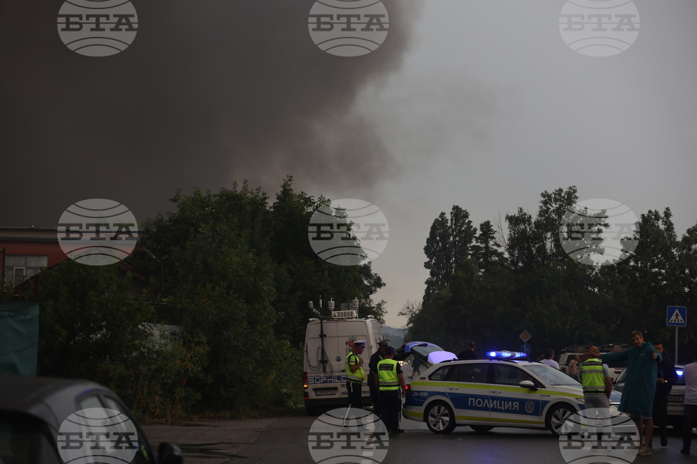 Завод за третиране на отпадъци - пожар