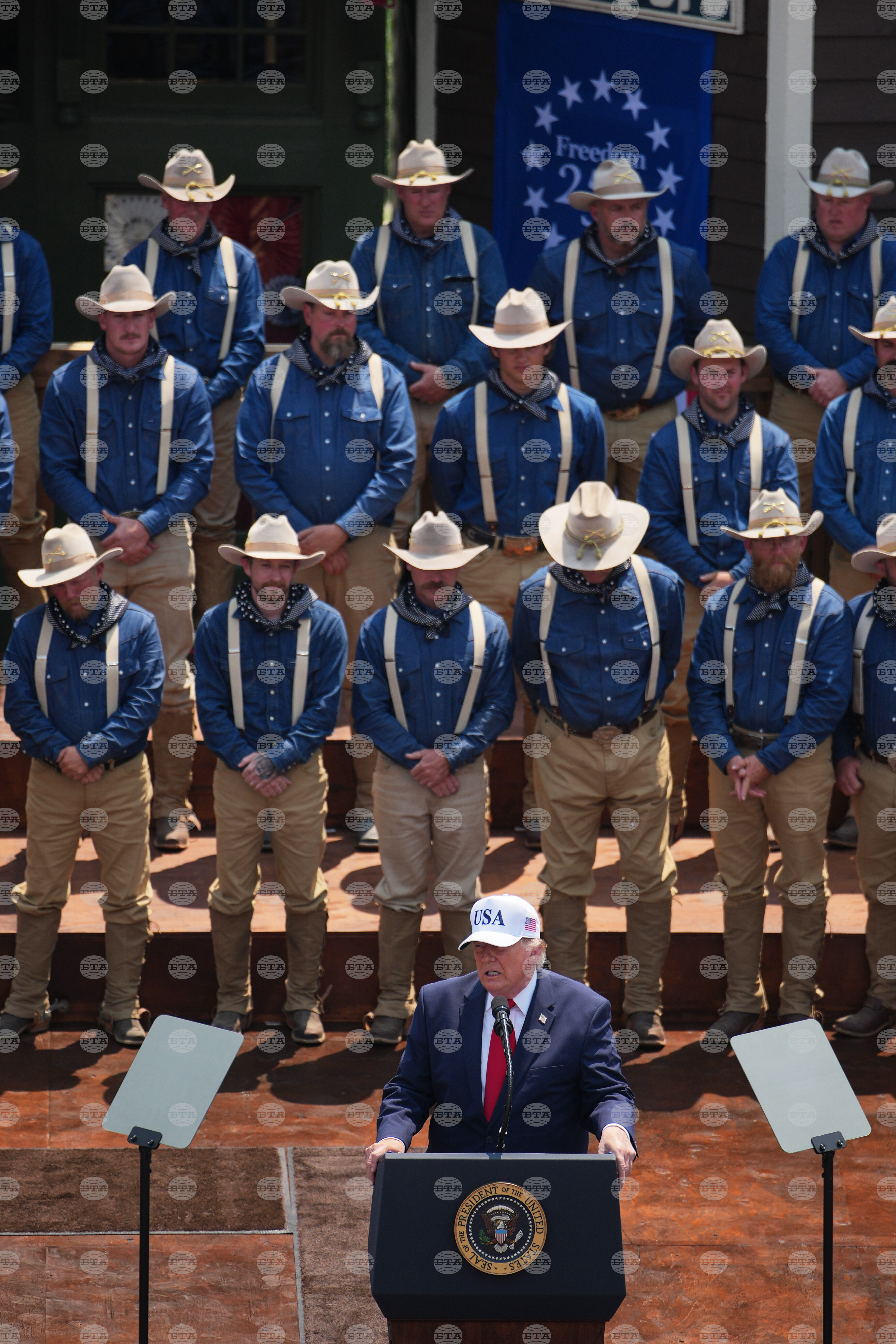 America 250 Trump Roosevelt Library