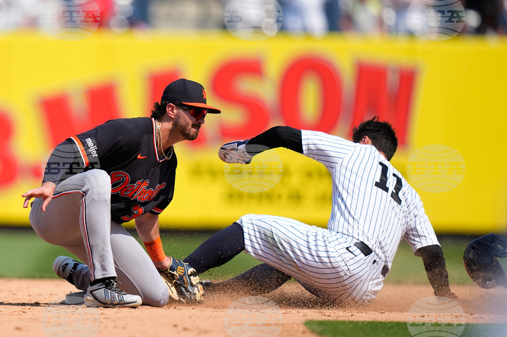 Tigers Yankees Baseball