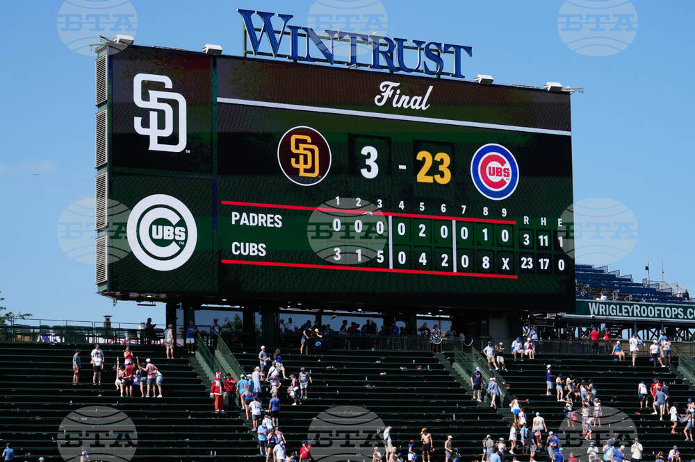 Padres Cubs Baseball