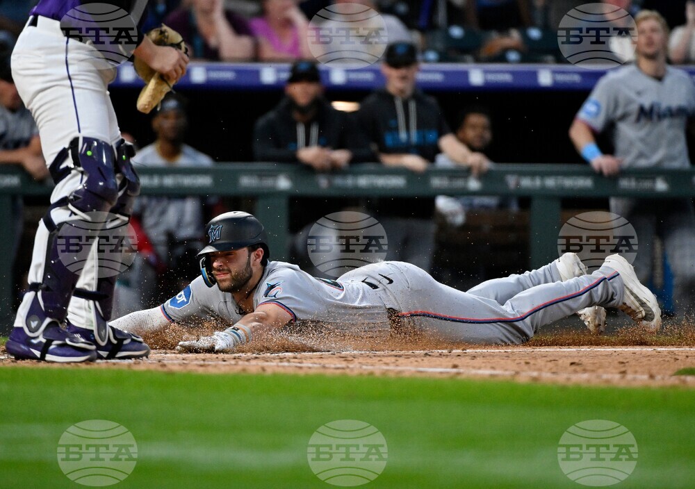 Marlins Rockies Baseball