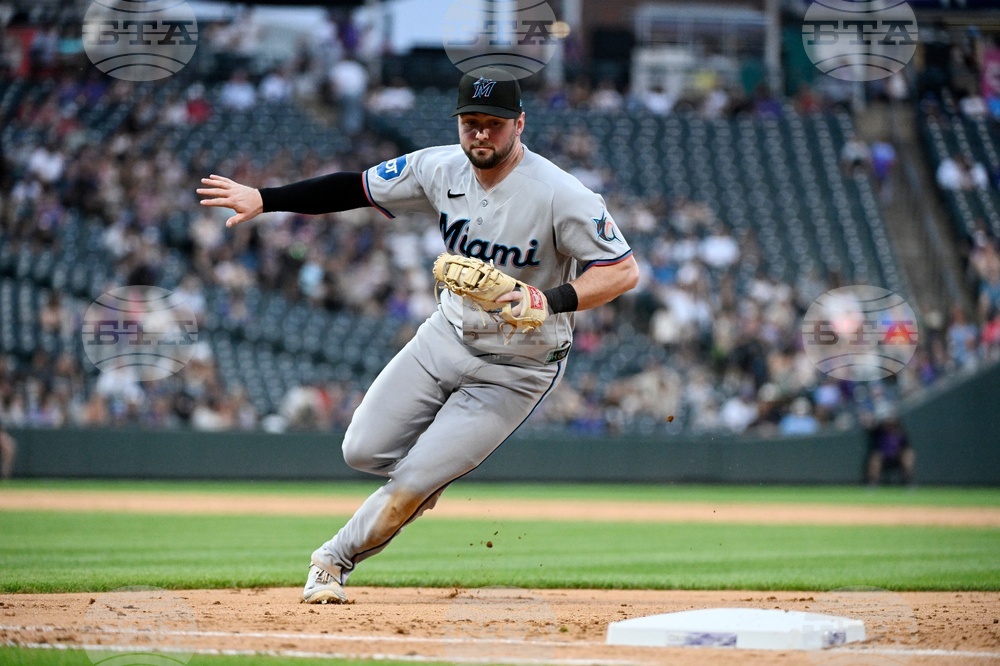 Marlins Rockies Baseball
