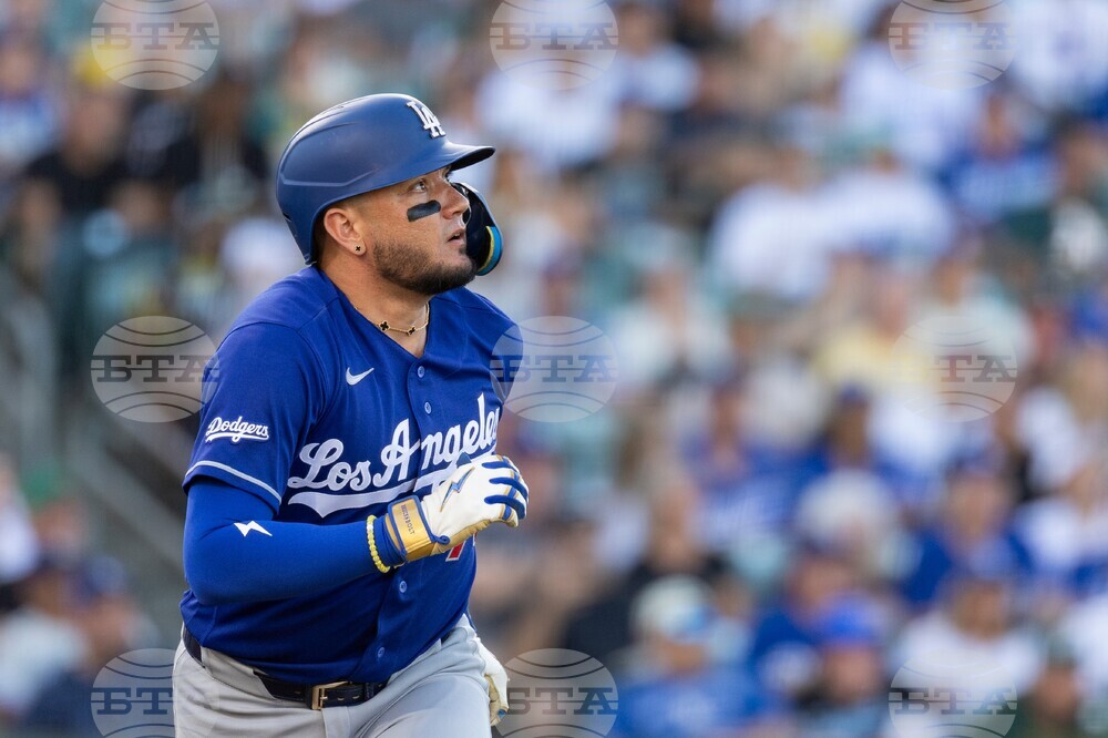 Dodgers Athletics Baseball