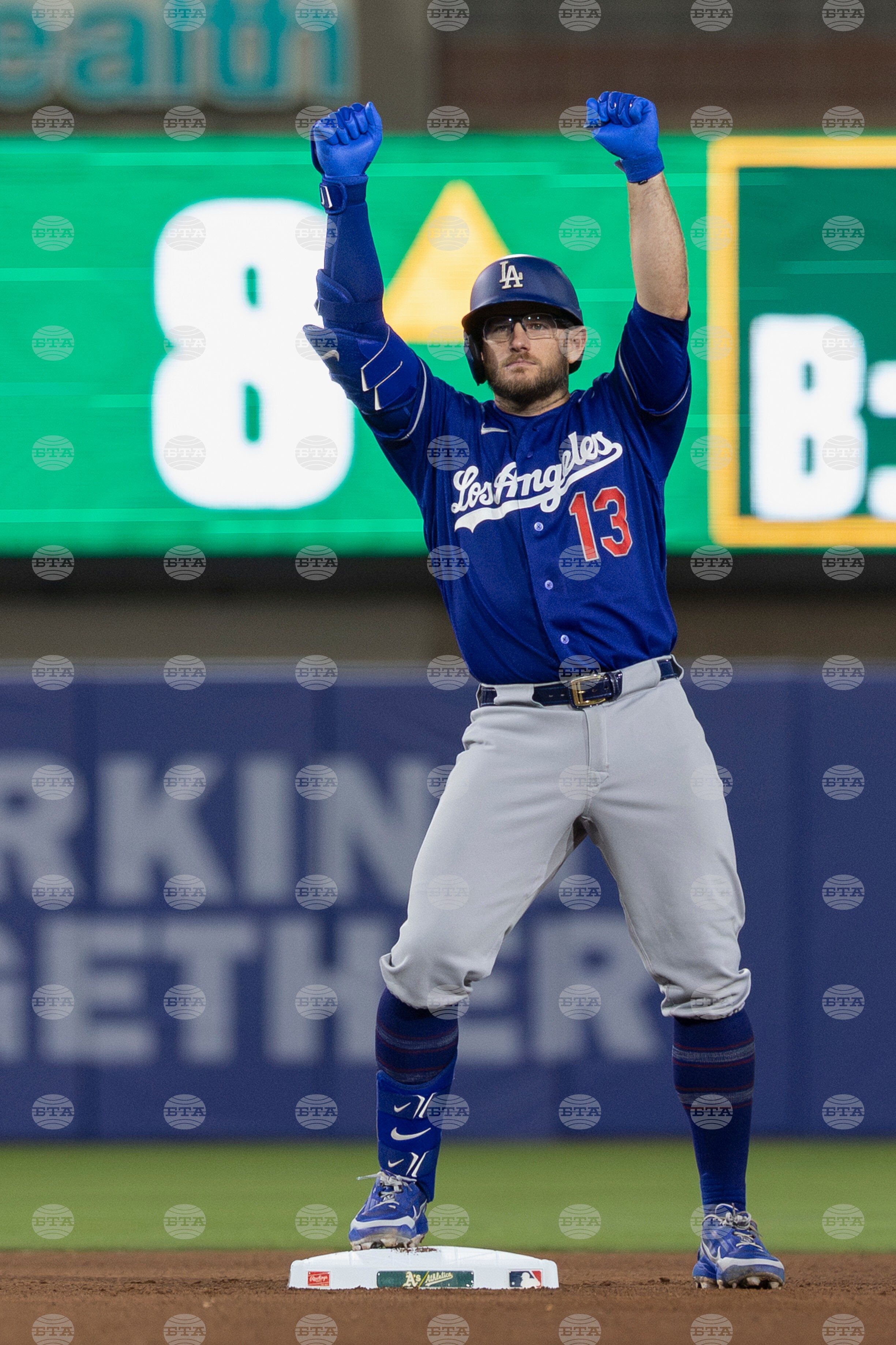 Dodgers Athletics Baseball