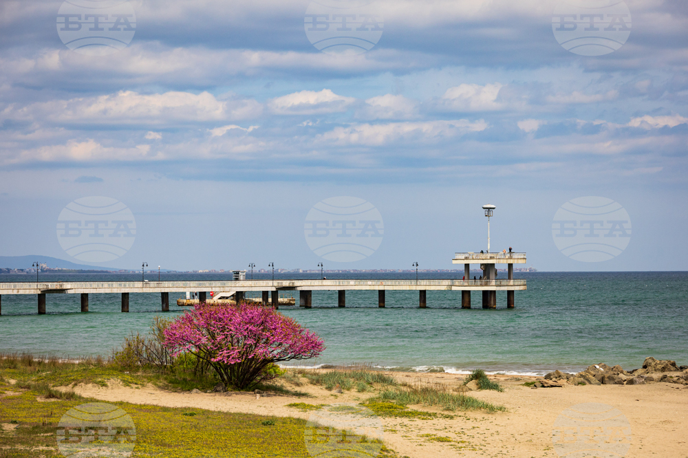Бургас - моста - пролетен изглед