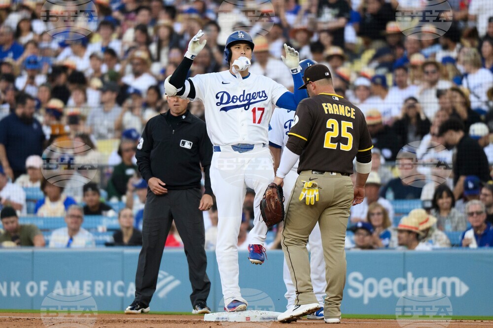 Padres Dodgers Baseball