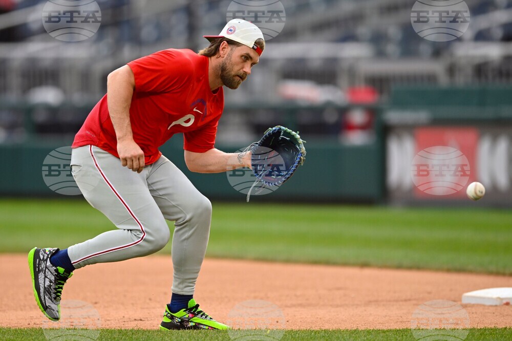 Phillies Nationals Baseball