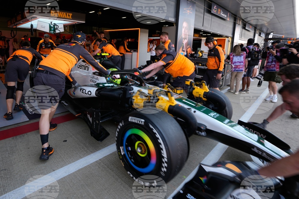 Britain F1 GP Auto Racing
