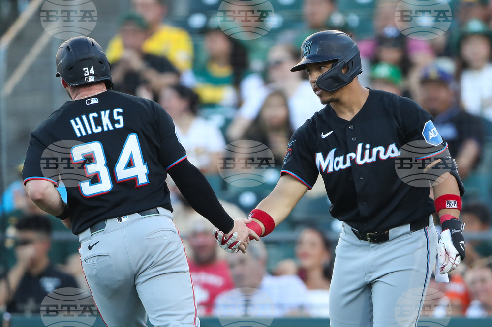 Marlins Athletics Baseball