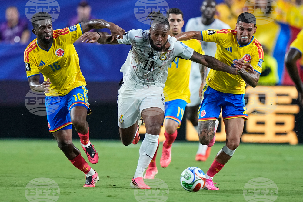 APTOPIX Ghana Colombia WCup Soccer