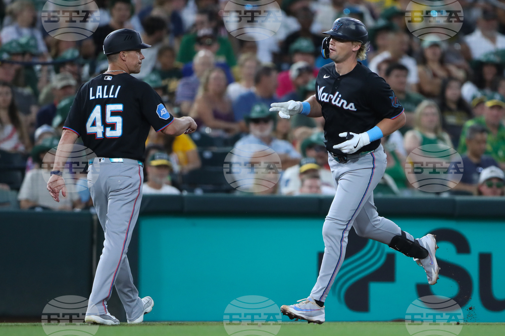 Marlins Athletics Baseball