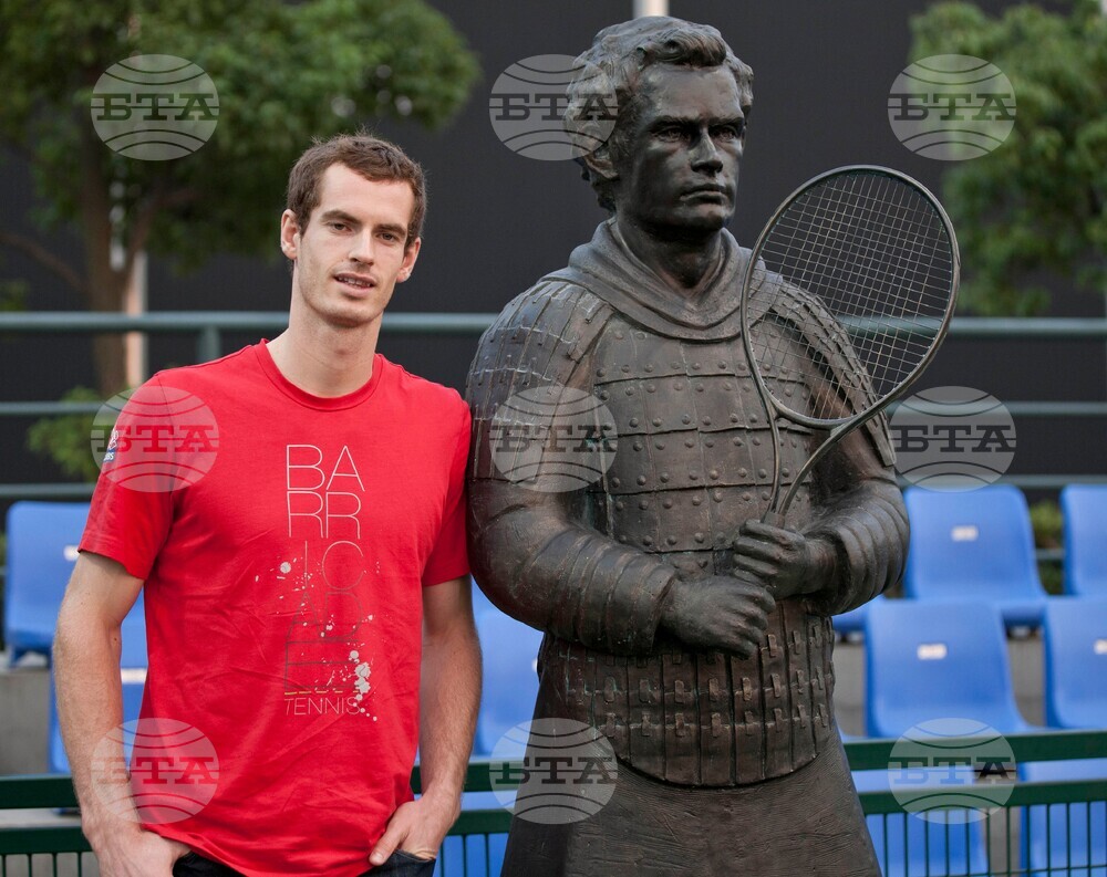 Tennis Wimbledon Murray Statue