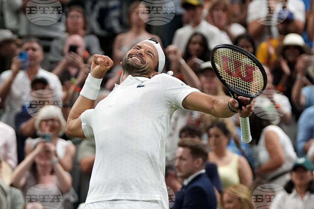 Grigor Dimitrov Reaches Wimbledon Fourth Round for Sixth Time